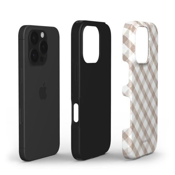 2IN1 BEIGE CHECKED LINES - Image 2