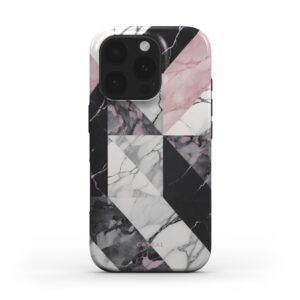 2IN1 BLACK&PINK MARBLE