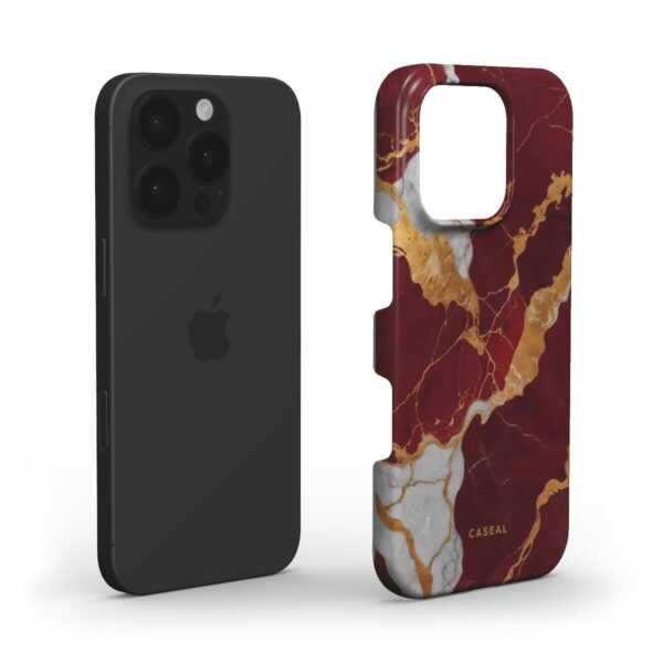 BURGUNDY&GOLD MARBLE - Image 2