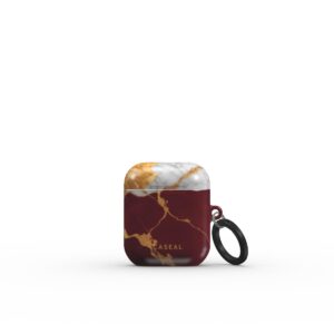 BURGUNDY&GOLD MARBLE