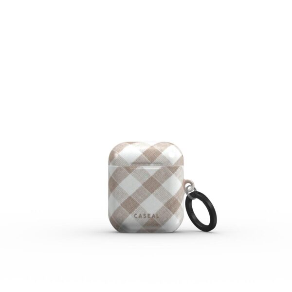 BEIGE CHECKED LINES