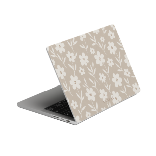CREAM PETALS MACBOOK