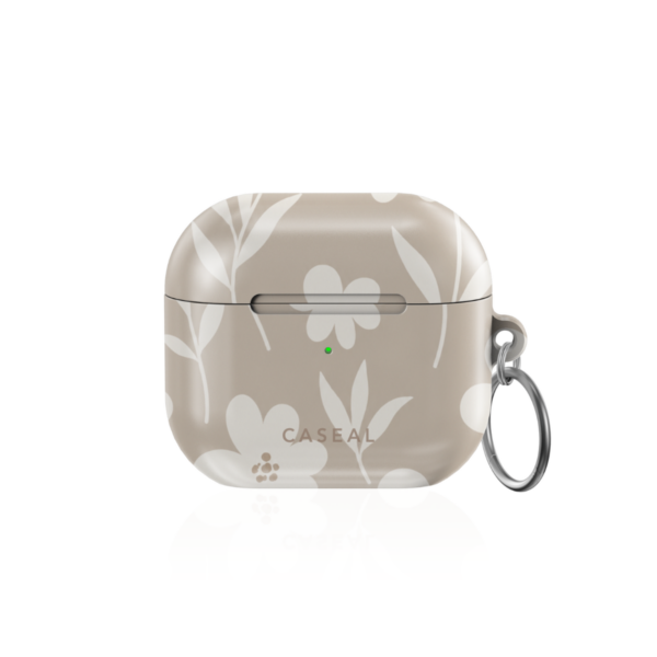 CREAM PETALS AIRPODS