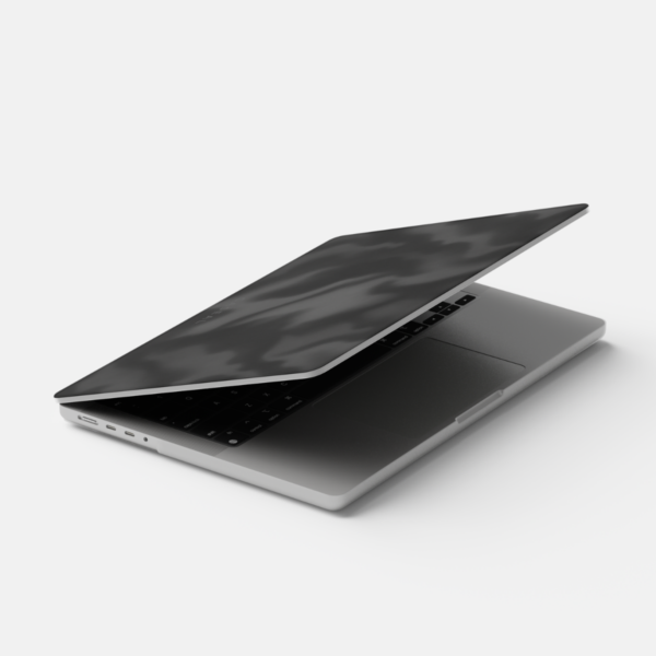 fekete macbook tok
